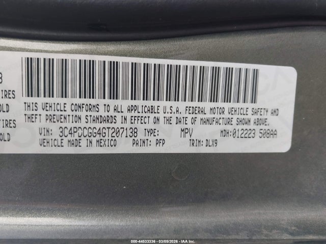 2016 DODGE JOURNEY 3C4PDCGG4GT207138 Photo 8