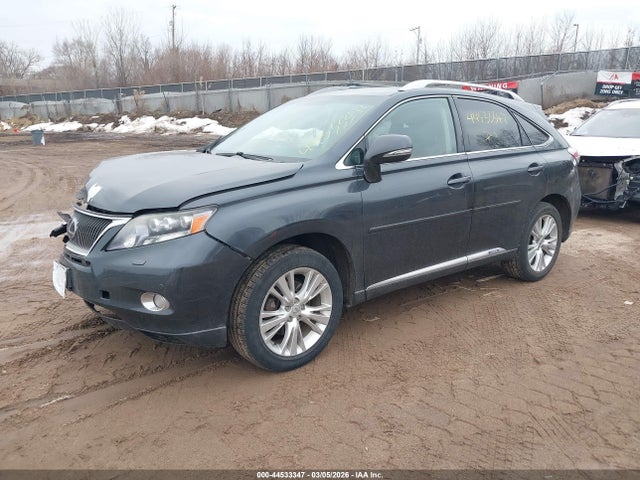 2010 Lexus Rx 450h მანქანა იყიდება აუქციონზე, vin: JTJBC1BA7A2413449, აუქციონის ნომერი: 44533347