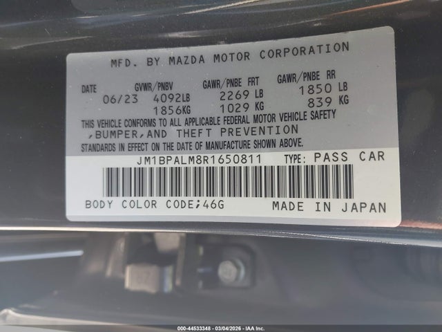 2024 MAZDA MAZDA3 JM1BPALM8R1650811 Photo 8