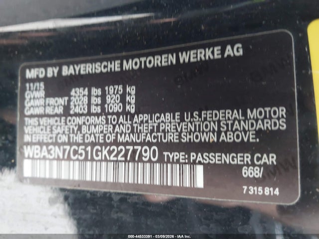2016 BMW 428I WBA3N7C51GK227790 Photo 8