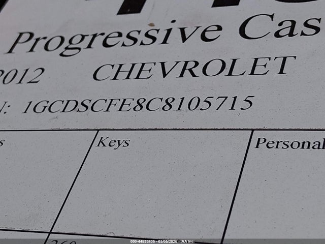 Продажа на аукционе авто 2012 Chevrolet Colorado 1lt, vin: 1GCDSCFE8C8105715, номер лота: 44533405