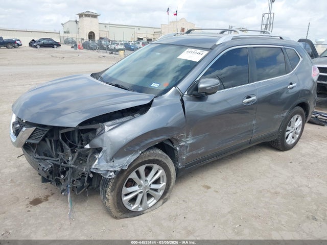 2015 Nissan Rogue Sv მანქანა იყიდება აუქციონზე, vin: KNMAT2MV2FP504837, აუქციონის ნომერი: 44533484