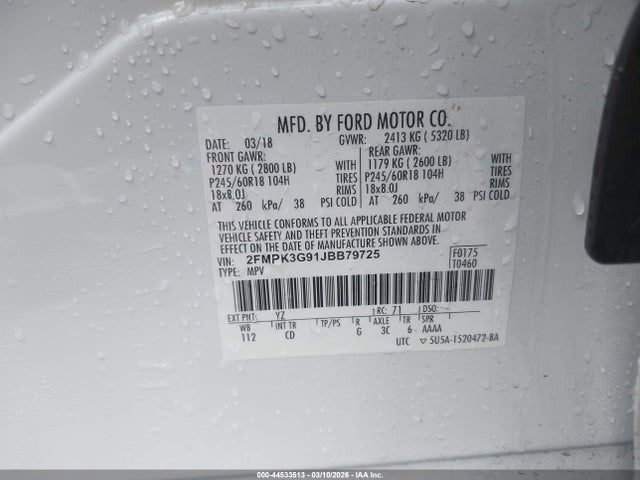 2018 FORD EDGE 2FMPK3G91JBB79725 Photo 8