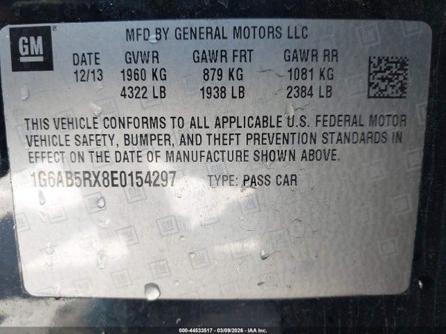 2014 CADILLAC ATS 1G6AB5RX8E0154297 Photo 8