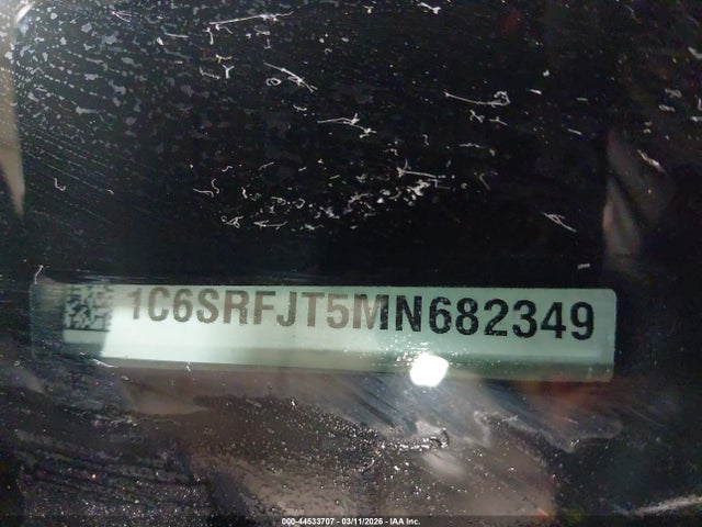 Aukcja sprzedaży 2021 Ram 1500, vin: 1C6SRFJT5MN682349, numer aukcji: 44533707
