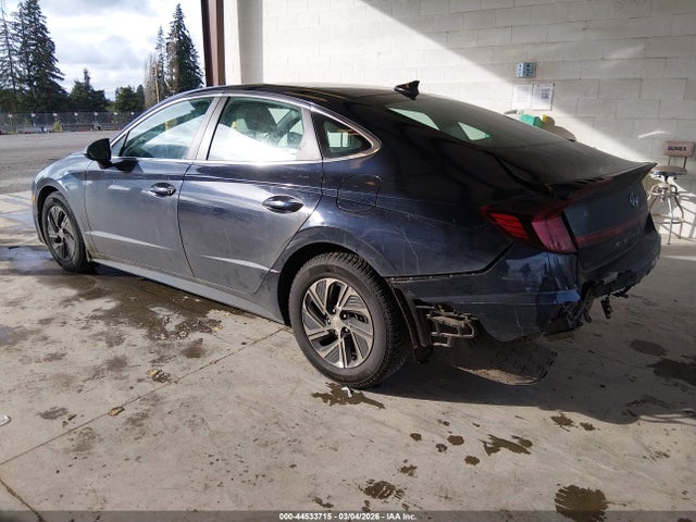 KMHL24JJ1NA045001 Hyundai Sonata Hybrid Blue
