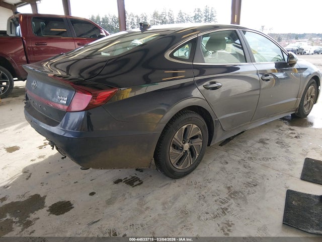 KMHL24JJ1NA045001 Hyundai Sonata Hybrid Blue