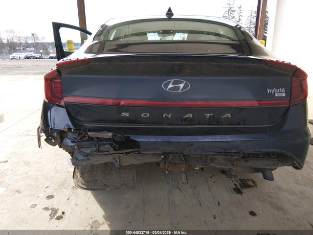 KMHL24JJ1NA045001 Hyundai Sonata Hybrid Blue
