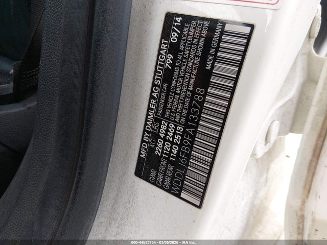 Продажа на аукционе авто 2015 Mercedes-benz Cls 400, vin: WDDLJ6FB9FA133788, номер лота: 44533754