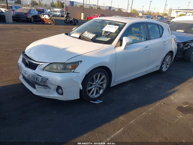 44533774 :رقم المزاد ، JTHKD5BH6B2004282 vin ، 2011 Lexus Ct 200h Premium مزاد بيع