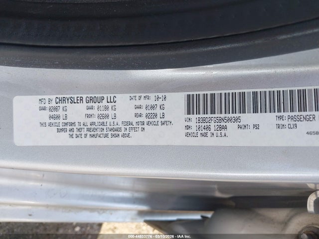 2011 DODGE AVENGER 1B3BD2FG5BN500305 Photo 8