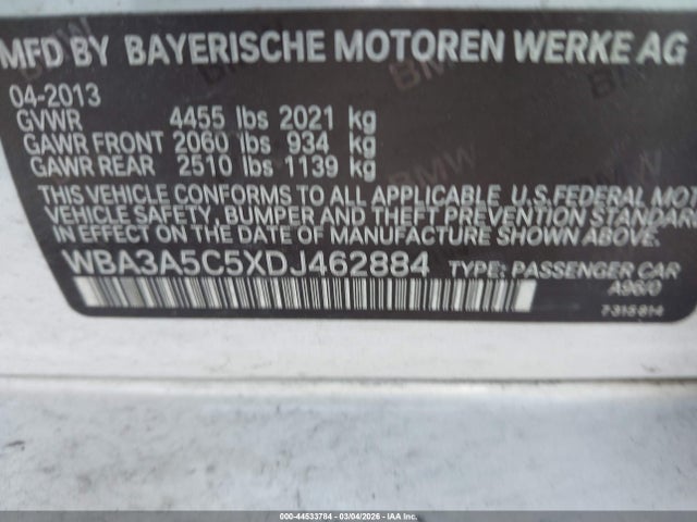 2013 BMW 328I WBA3A5C5XDJ462884 Photo 8
