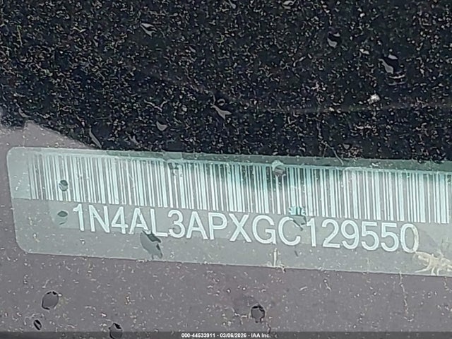 1N4AL3APXGC129550 Nissan Altima 2.5 S