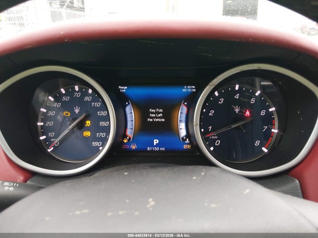 Aukcja sprzedaży 2017 Maserati Ghibli S Q4, vin: ZAM57RTS9H1244900, numer aukcji: 44533914