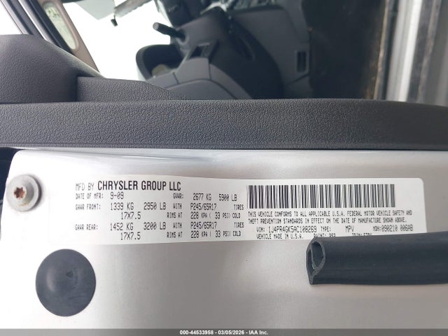 Aukcja sprzedaży 2010 Jeep Grand Cherokee Laredo, vin: 1J4PR4GK5AC108269, numer aukcji: 44533958