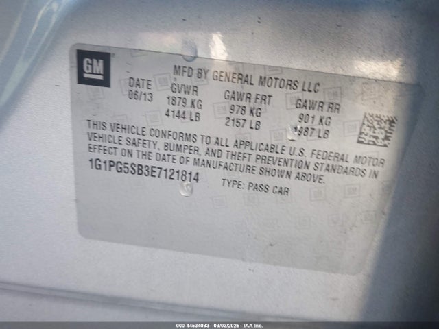 Chevrolet CRUZE LTZ 2014 1G1PG5SB3E7121814 Image 9