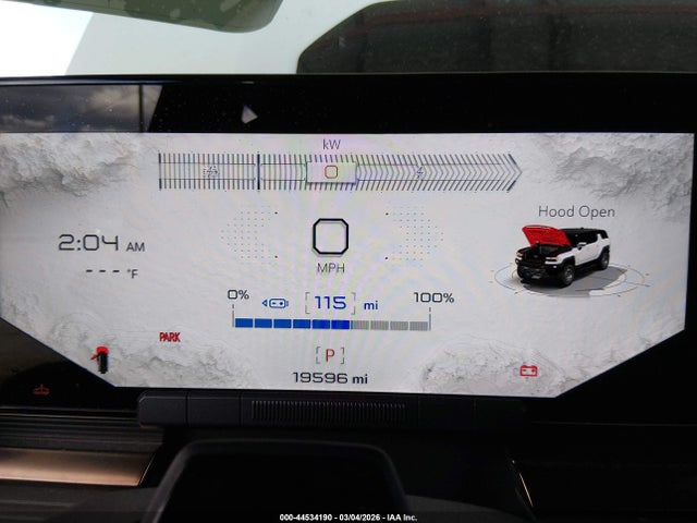 2025 Gmc Hummer Ev Suv 2x E4wd მანქანა იყიდება აუქციონზე, vin: 1GKB0NDE0SU110543, აუქციონის ნომერი: 44534190
