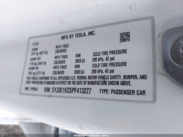 2023 TESLA MODEL 3 5YJ3E1EC5PF413227 Photo 8