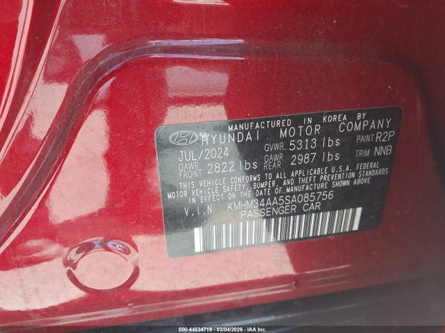 Hyundai Ioniq 6 Sel 2025 KMHM34AA5SA085756 Image 9