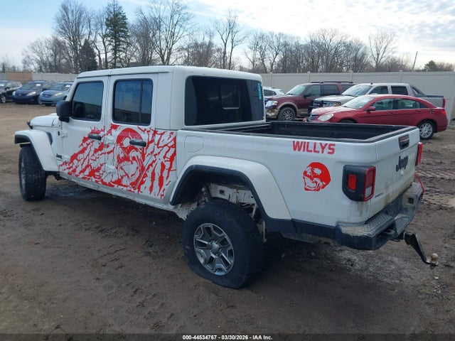 2021 Jeep Gladiator Willys 4x4 მანქანა იყიდება აუქციონზე, vin: 1C6HJTAG4ML541903, აუქციონის ნომერი: 44534767