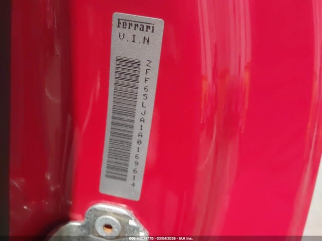 2010 FERRARI CALIFORNIA ZFF65LJA1A0169614 Photo 8