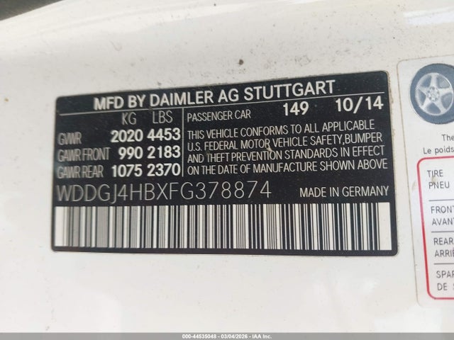 2015 MERCEDES-BENZ C 250 WDDGJ4HBXFG378874 Photo 8