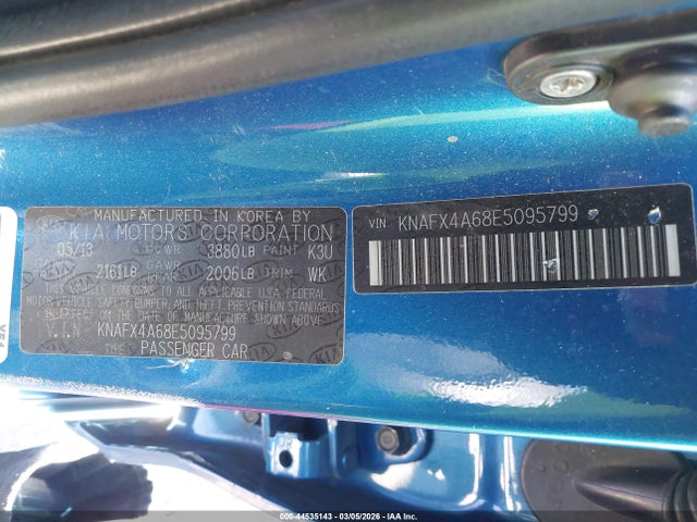 2014 KIA FORTE KNAFX4A68E5095799 Photo 8