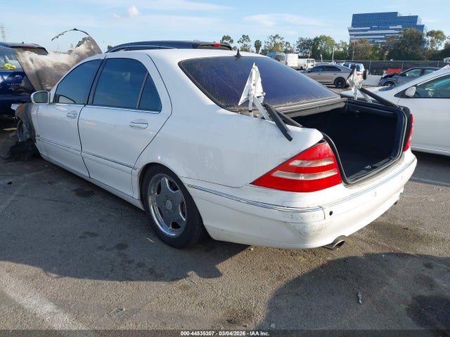 Продаж на аукціоні авто 2001 Mercedes-benz S 600, vin: WDBNG78J71A215618, номер лоту: 44535307