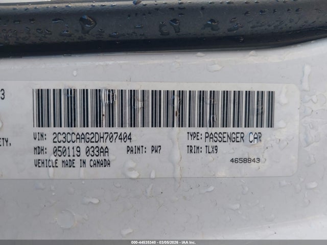 2013 Chrysler 300 Motown მანქანა იყიდება აუქციონზე, vin: 2C3CCAAG2DH707404, აუქციონის ნომერი: 44535340