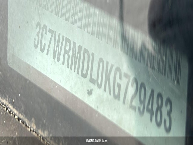 Продаж на аукціоні авто 2019 Ram 5500 Chassis Tradesman/slt, vin: 3C7WRMDL0KG729483, номер лоту: 44535802
