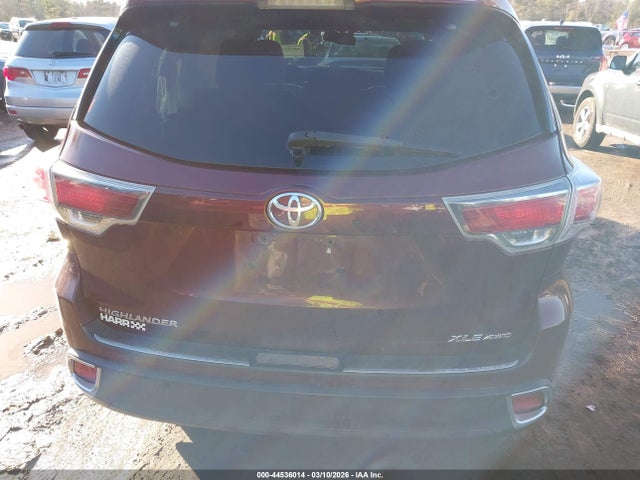 Toyota Highlander Xle V6 2015 5TDJKRFH7FS195455 Image 16