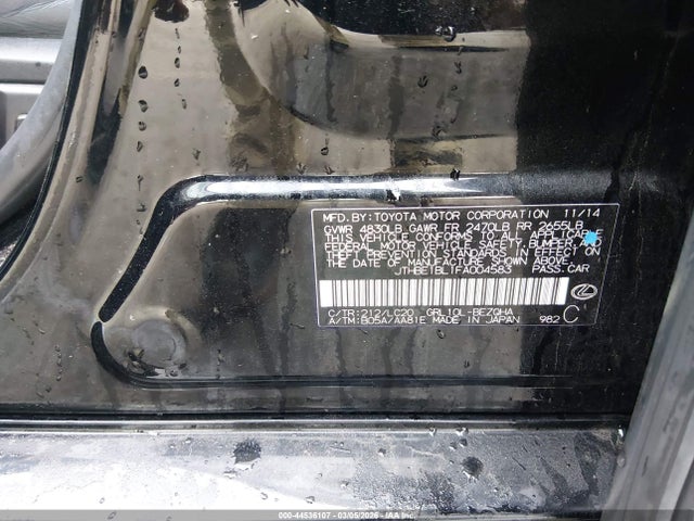 Aukcja sprzedaży 2015 Lexus Gs 350, vin: JTHBE1BL1FA004583, numer aukcji: 44536107