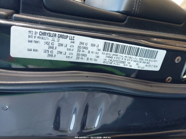 2013 Jeep Grand Cherokee Laredo მანქანა იყიდება აუქციონზე, vin: 1C4RJFAT5DC529965, აუქციონის ნომერი: 44536311