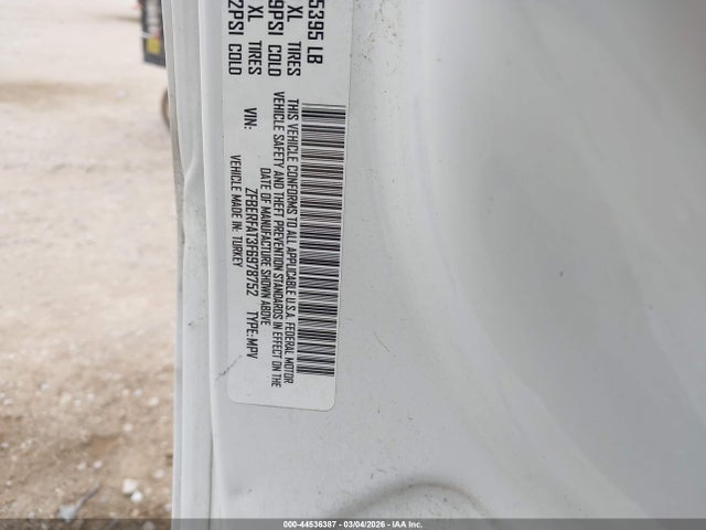 44536387 :رقم المزاد ، ZFBERFAT3F6978752 vin ، 2015 Ram Promaster City Tradesman مزاد بيع