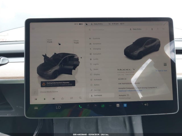 44536440 :رقم المزاد ، 7SAYGDEE6RA239450 vin ، 2024 Tesla Model Y Long Range Dual Motor All-wheel Drive مزاد بيع