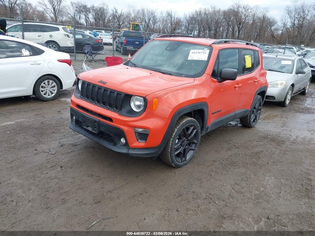 44536722 :رقم المزاد ، ZACNJDBB3MPM93968 vin ، 2021 Jeep Renegade 80th Anniversary 4x4 مزاد بيع