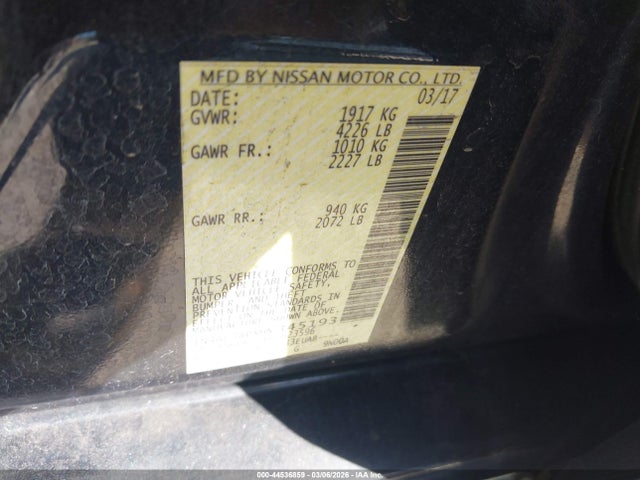 1N4AL3APXHN345193 Nissan Altima 2.5 S