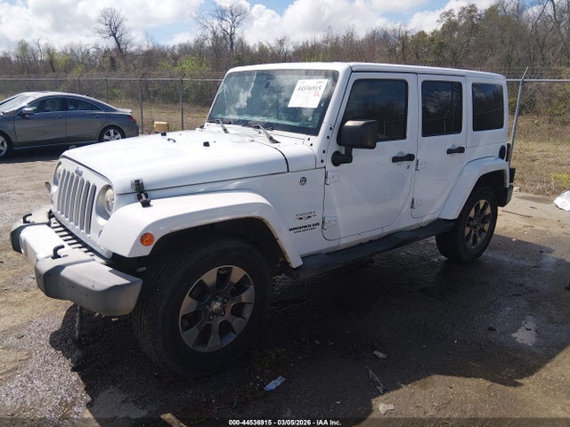 44536915 :رقم المزاد ، 1C4HJWEG9GL216883 vin ، 2016 Jeep Wrangler Unlimited Sahara مزاد بيع