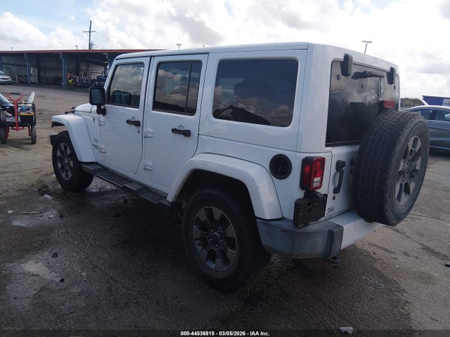 44536915 :رقم المزاد ، 1C4HJWEG9GL216883 vin ، 2016 Jeep Wrangler Unlimited Sahara مزاد بيع