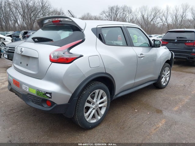 2015 Nissan Juke S მანქანა იყიდება აუქციონზე, vin: JN8AF5MR3FT506474, აუქციონის ნომერი: 44537131