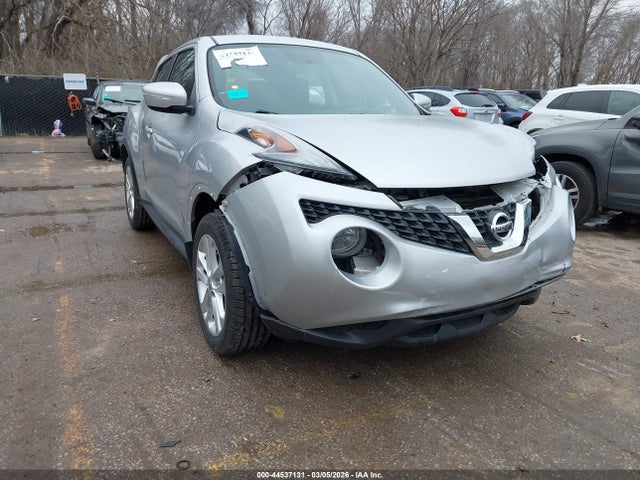2015 Nissan Juke S მანქანა იყიდება აუქციონზე, vin: JN8AF5MR3FT506474, აუქციონის ნომერი: 44537131