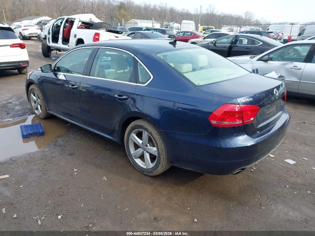 44537234 :رقم المزاد ، 1VWBH7A31DC034310 vin ، 2013 Volkswagen Passat 2.5l Se مزاد بيع