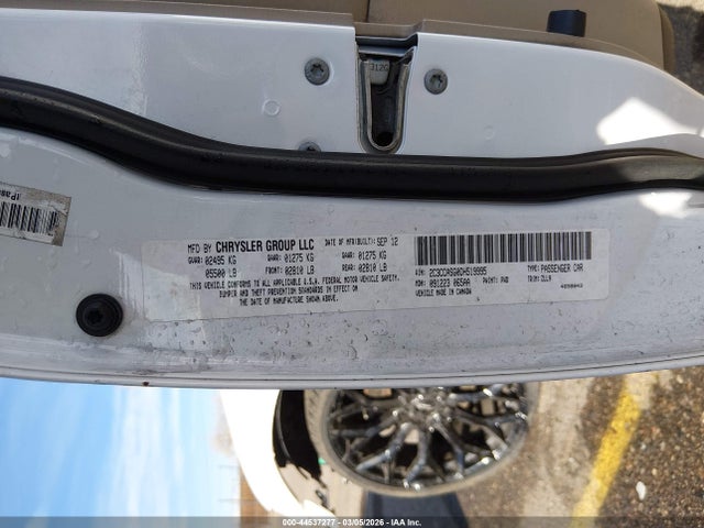 2013 CHRYSLER 300C 2C3CCASG0DH519995 Photo 8