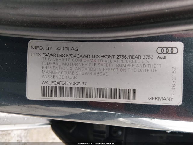 2014 AUDI A6 WAUFGAFC4EN082237 Photo 8