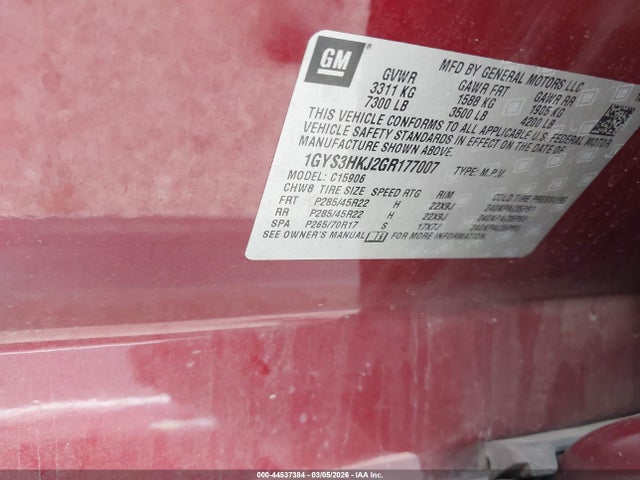 2016 CADILLAC ESCALADE ESV 1GYS3HKJ2GR177007 Photo 8