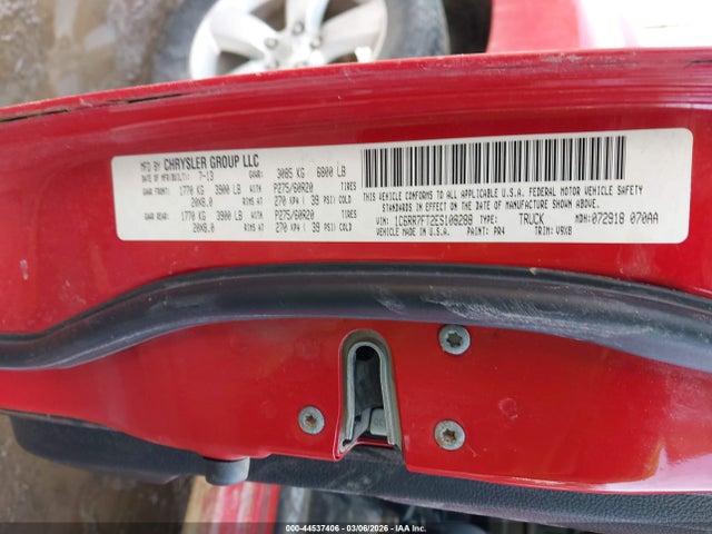 Продажа на аукционе авто 2014 Ram 1500 Express, vin: 1C6RR7FT2ES108288, номер лота: 44537406