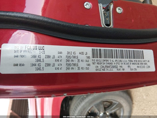 2015 JEEP PATRIOT 1C4NJPBAXFD280562 Photo 8