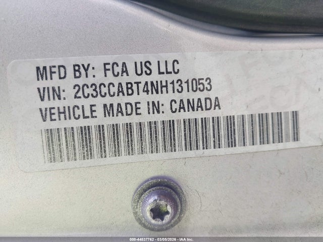 2022 Chrysler 300 S მანქანა იყიდება აუქციონზე, vin: 2C3CCABT4NH131053, აუქციონის ნომერი: 44537762