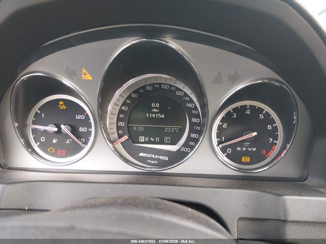 Aukcja sprzedaży 2011 Mercedes-benz C 63 Amg, vin: WDDGF7HB7BF548692, numer aukcji: 44537852