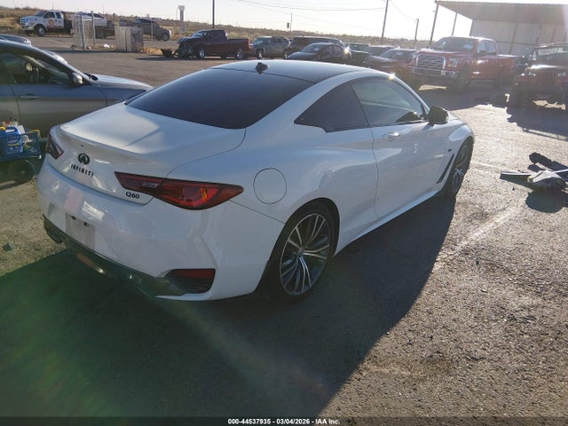 2018 Infiniti Q60 3.0t Luxe მანქანა იყიდება აუქციონზე, vin: JN1EV7EK0JM341485, აუქციონის ნომერი: 44537935